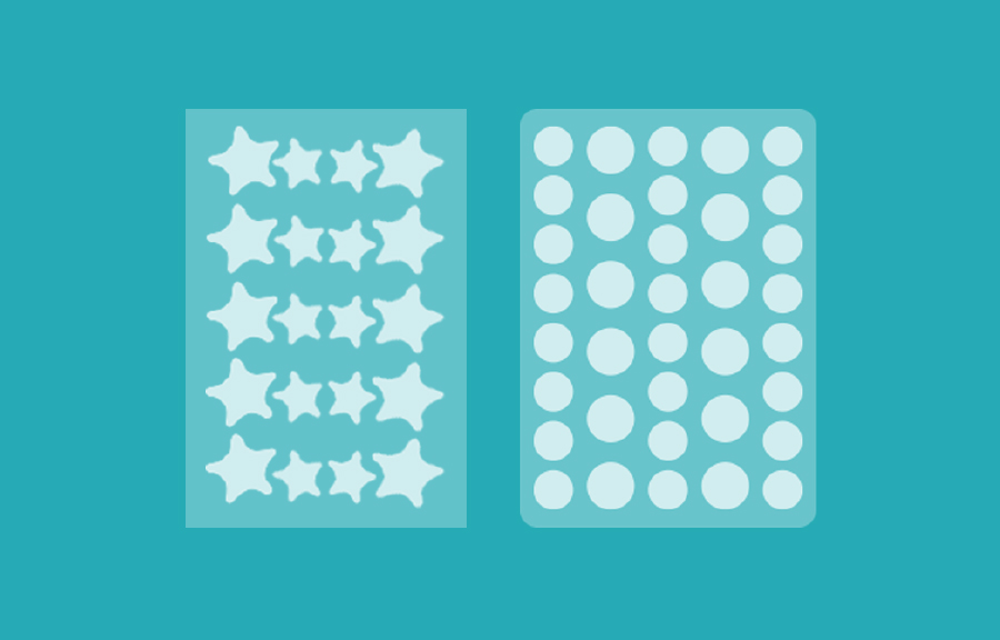 Hydrocolloid acne patch